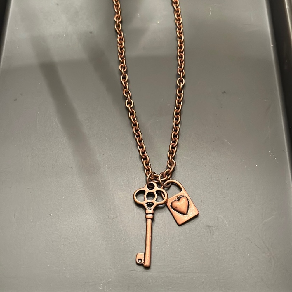 Brass charm necklace. BUNDLE 3 for $25